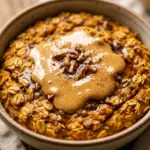 Pumpkin Baked Oats With Peanut Butter