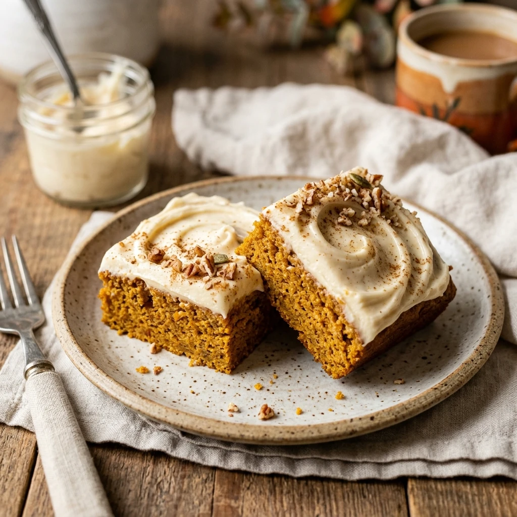 Pumpkin Bars With Cream Cheese