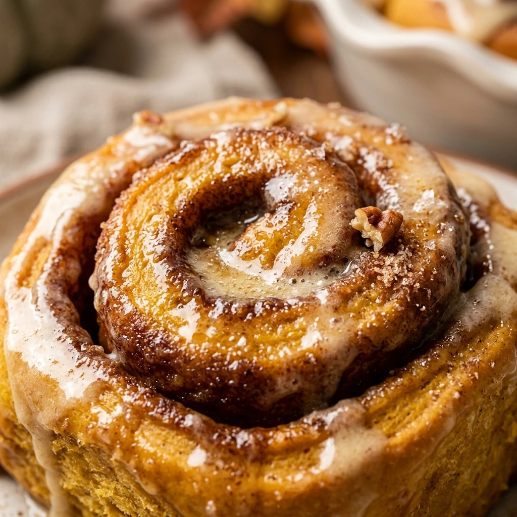 Pumpkin Cheesecake Cinnamon Rolls Fall Dessert