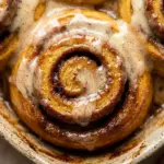 Pumpkin Cheesecake Cinnamon Rolls