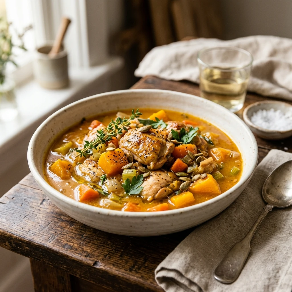 Pumpkin Chicken Stew