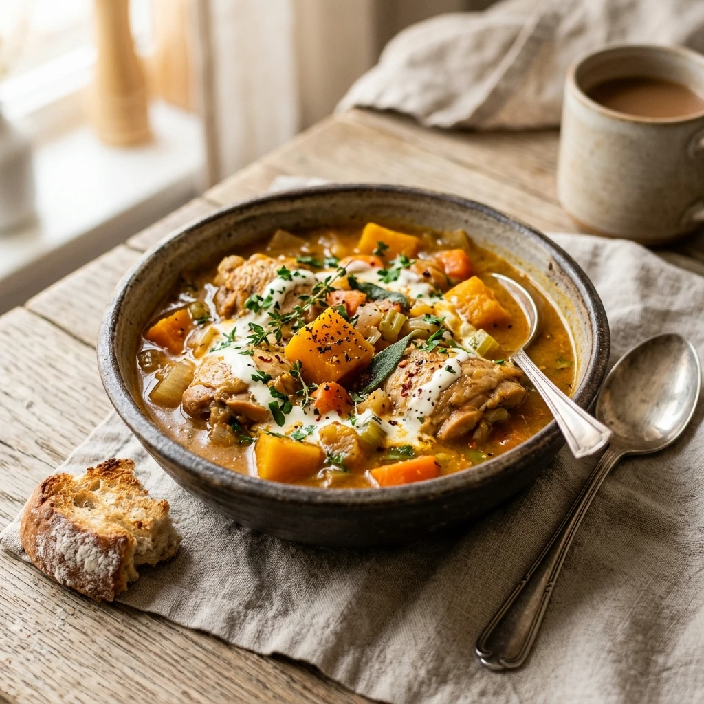 Pumpkin Chicken Stew