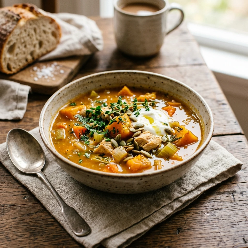 Pumpkin Chicken Stew