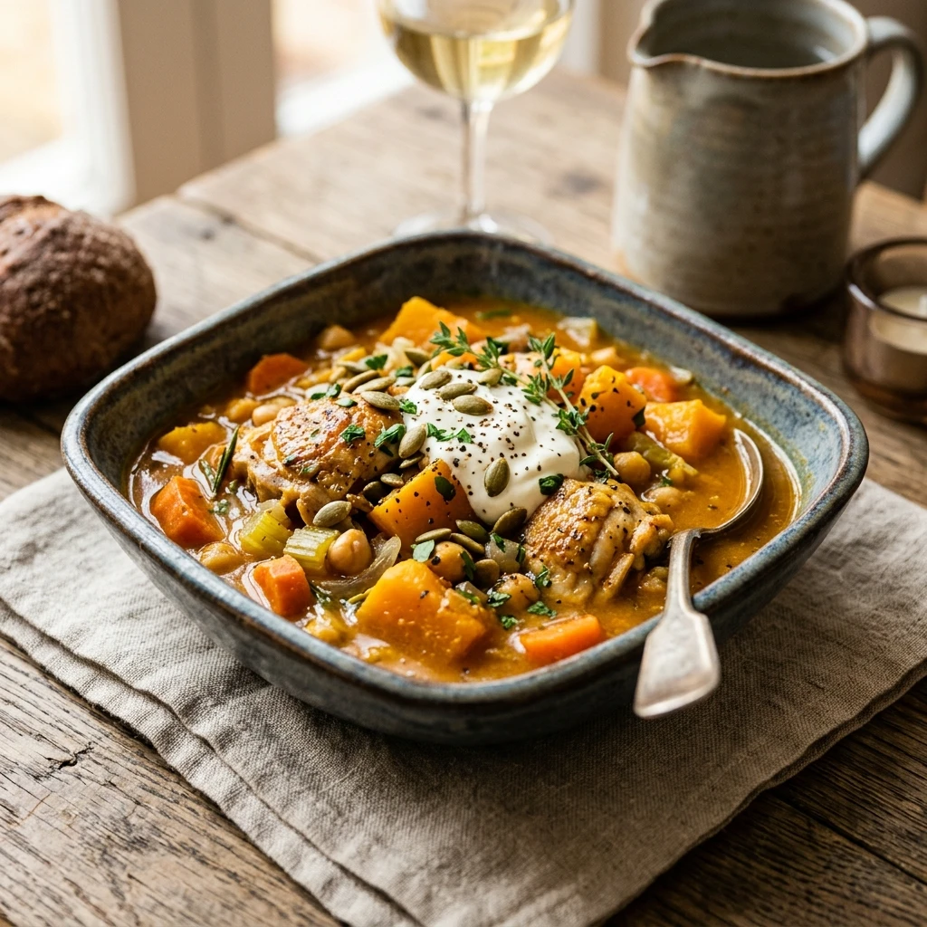 Pumpkin Chicken Stew