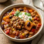 Pumpkin Chili With Ground Turkey High Protein