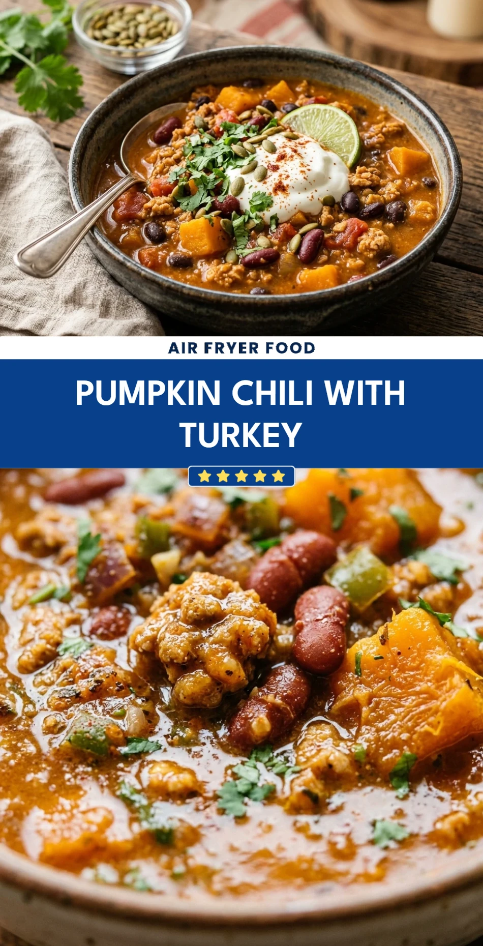 Pumpkin Chili With Turkey