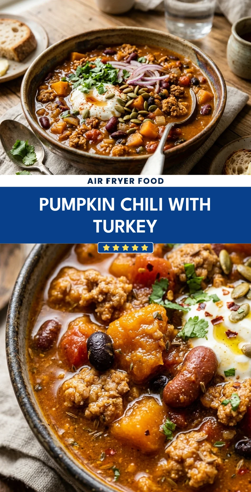 Pumpkin Chili With Turkey
