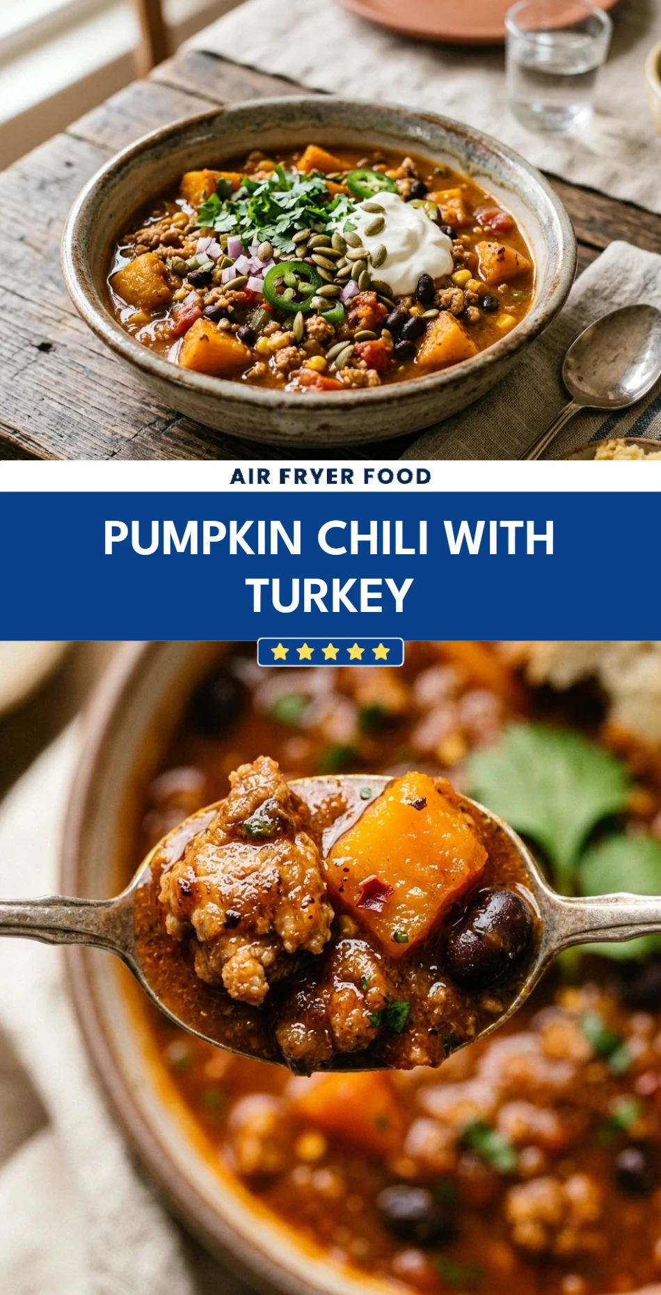 Pumpkin Chili With Turkey