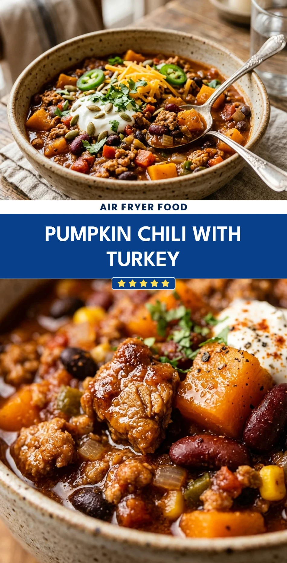 Pumpkin Chili With Turkey