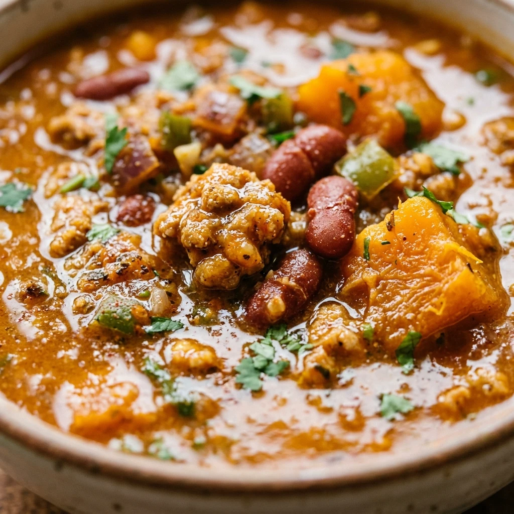 Pumpkin Chili With Turkey