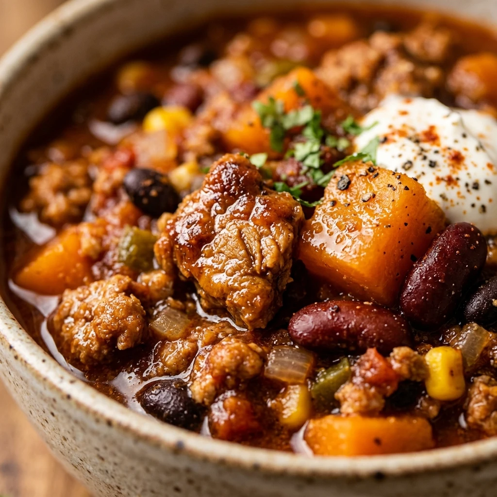 Pumpkin Chili With Turkey