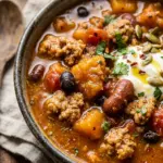 Pumpkin Chili With Turkey