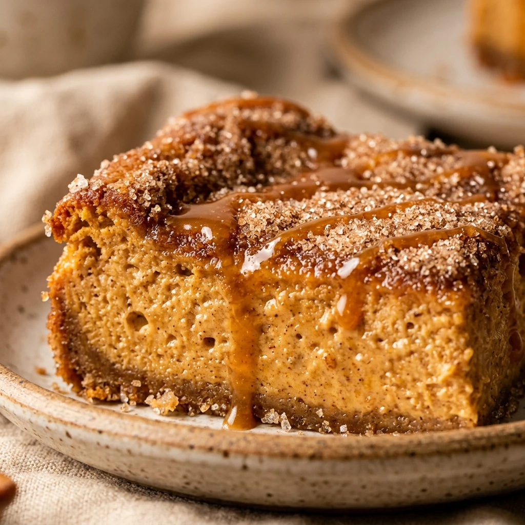 Pumpkin Churro Cheesecake Bars