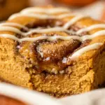 Pumpkin Cinnamon Roll Cheesecake Bars Recipe