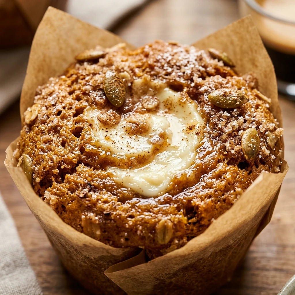 Pumpkin Cream Cheese Muffins Bakery Style Recipe