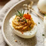 Pumpkin Deviled Eggs