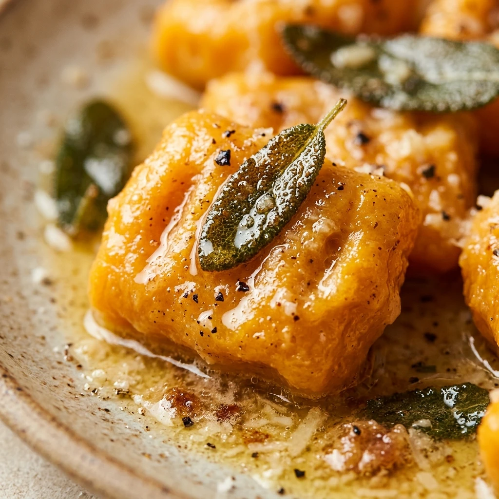 Pumpkin Gnocchi With Sage Butter