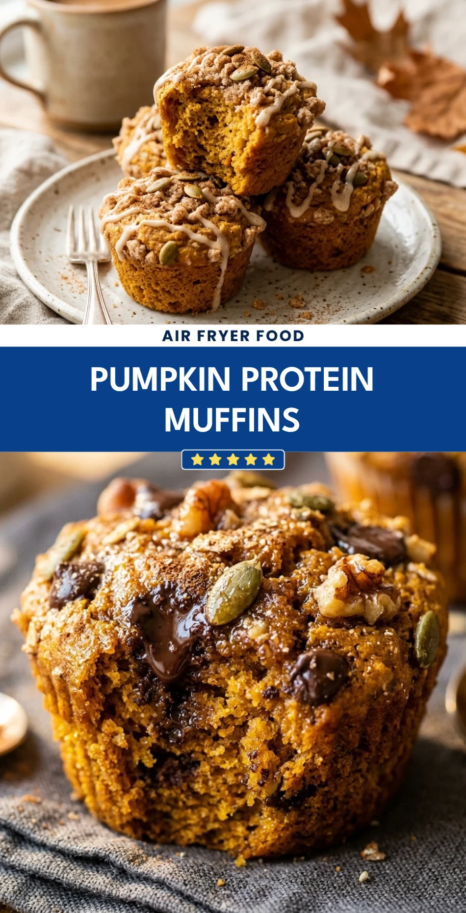 Pumpkin Protein Muffins