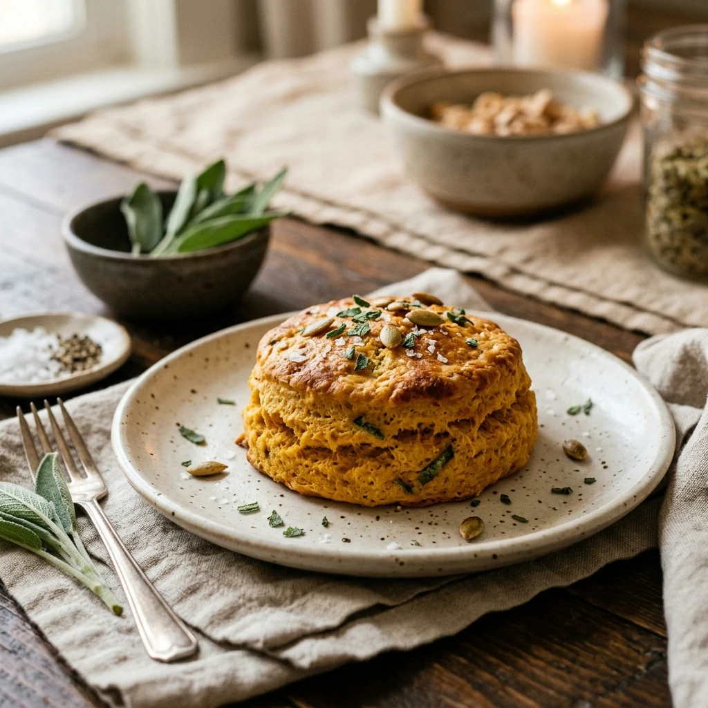 Pumpkin Sage Biscuits