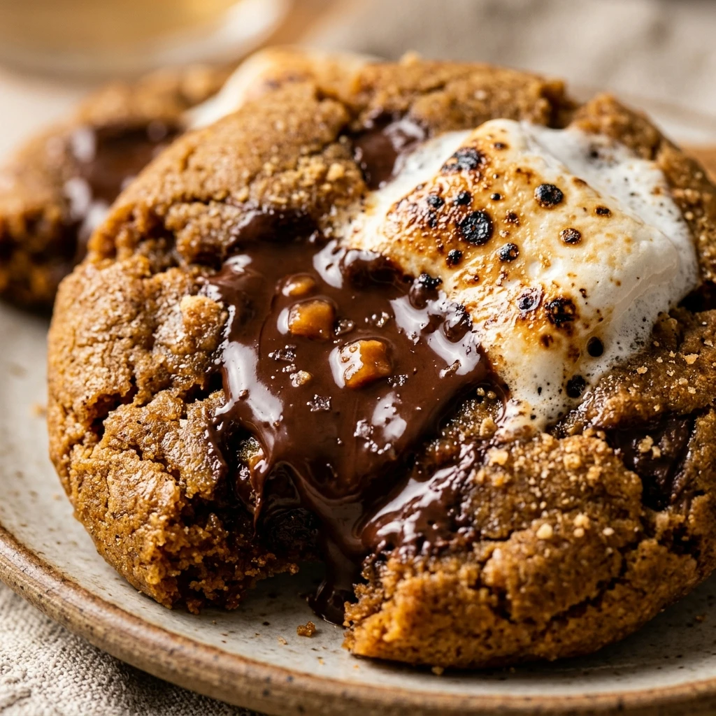 Pumpkin S'mores Cookies Chewy Recipe