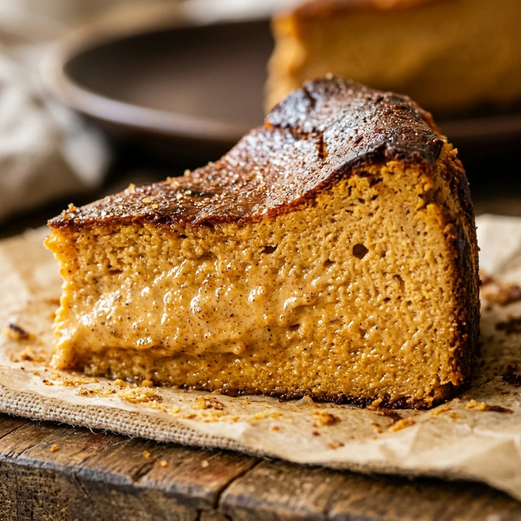 Pumpkin Spice Basque Cheesecake Viral Recipe