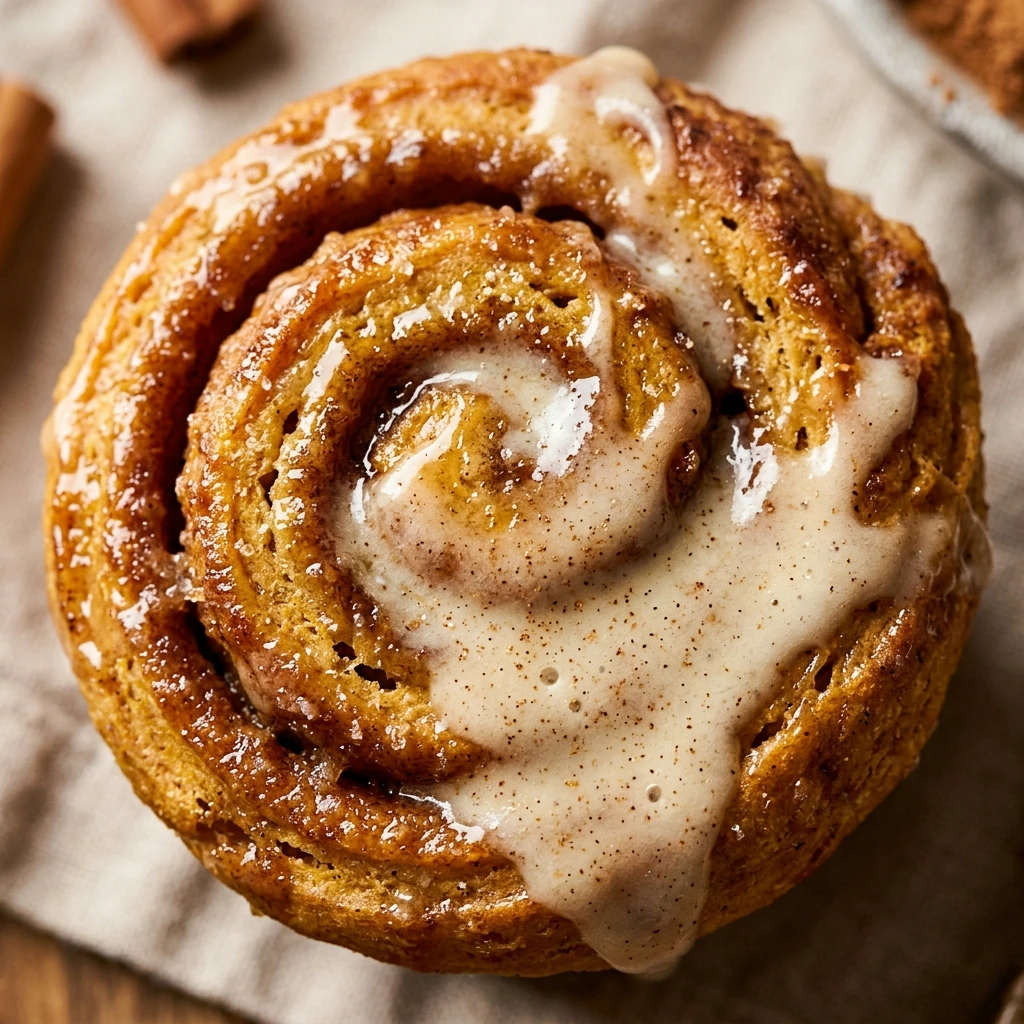 Pumpkin Spice Cinnamon Roll Muffins Recipe