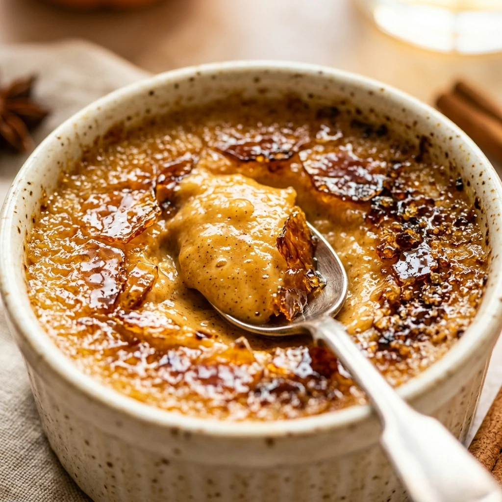 Pumpkin Spice Crème Brûlée No Bake Recipe