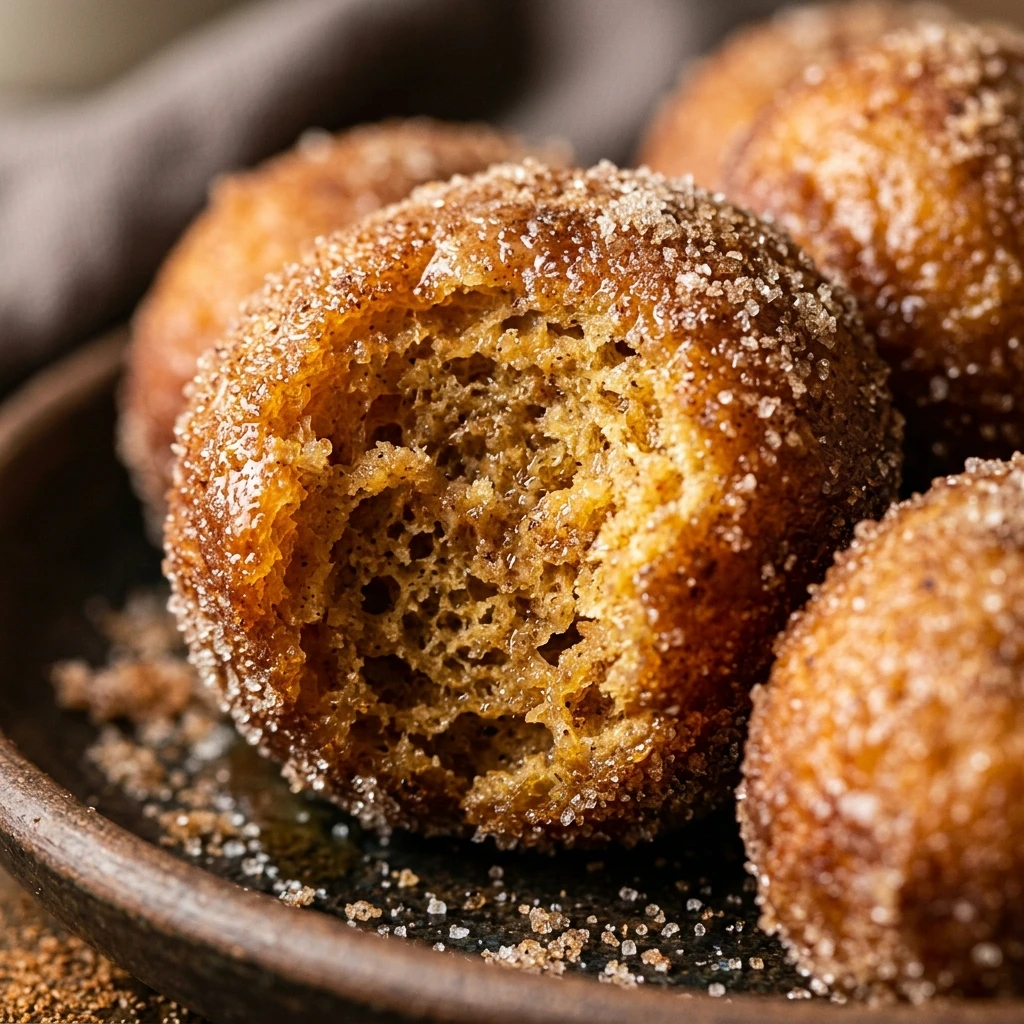 Pumpkin Spice Donut Holes