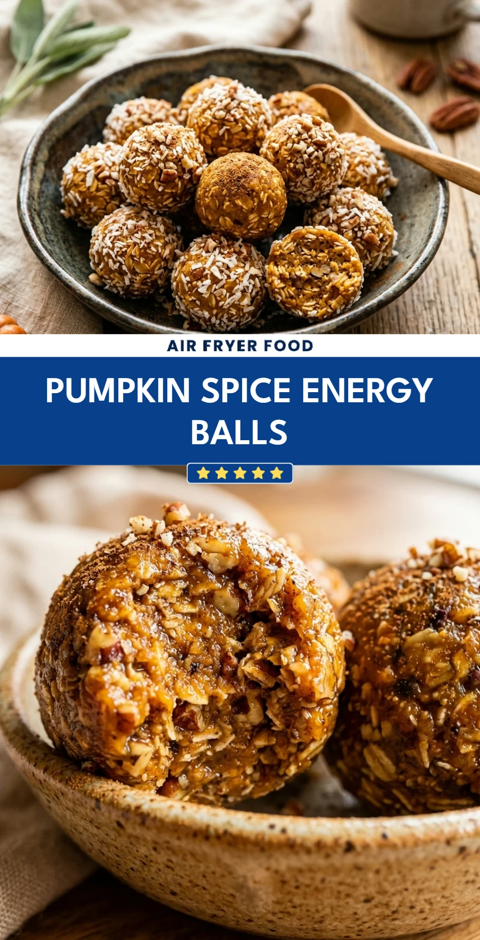 Pumpkin Spice Energy Balls