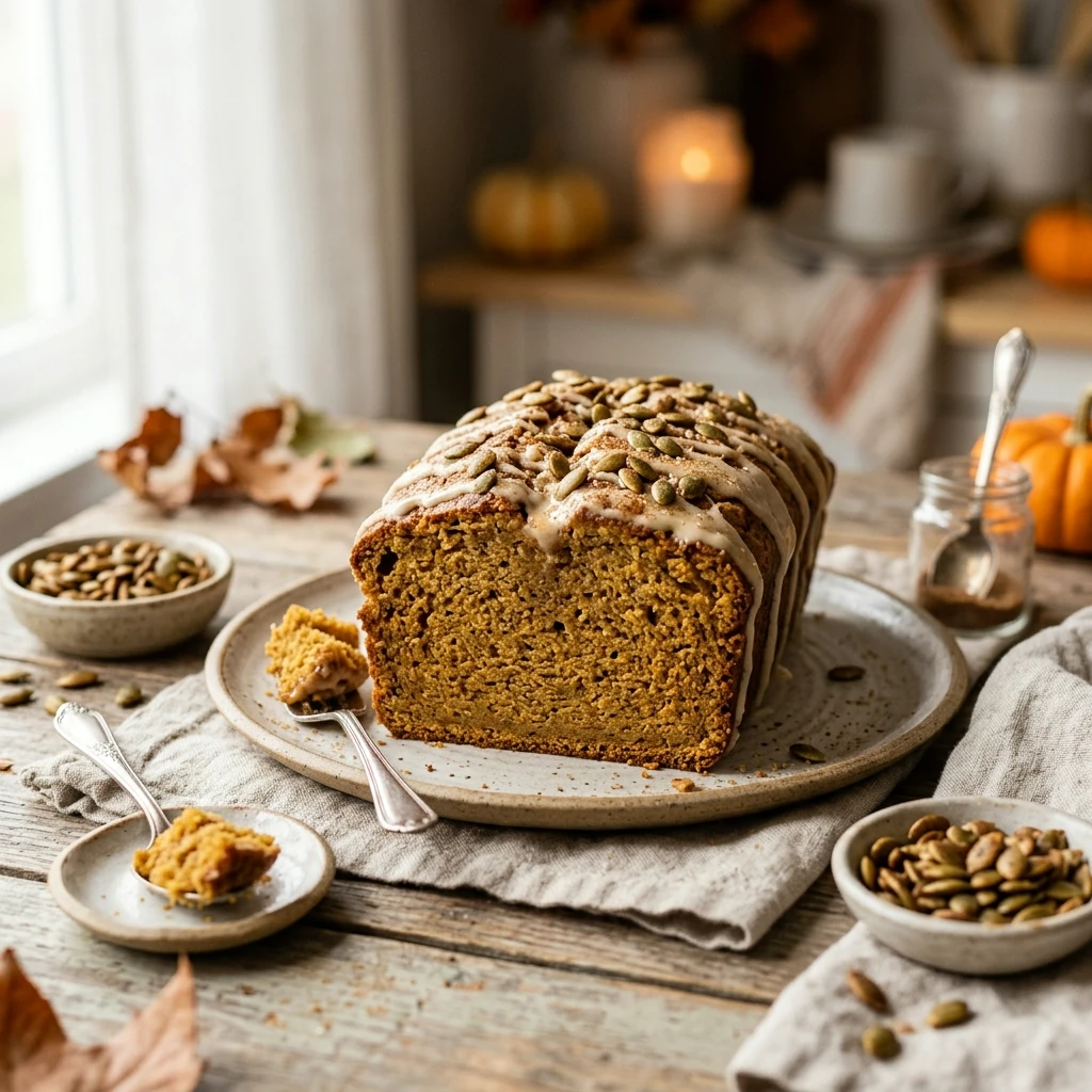 Pumpkin Spice Ice Cream Bread 3 Ingredients Recipe