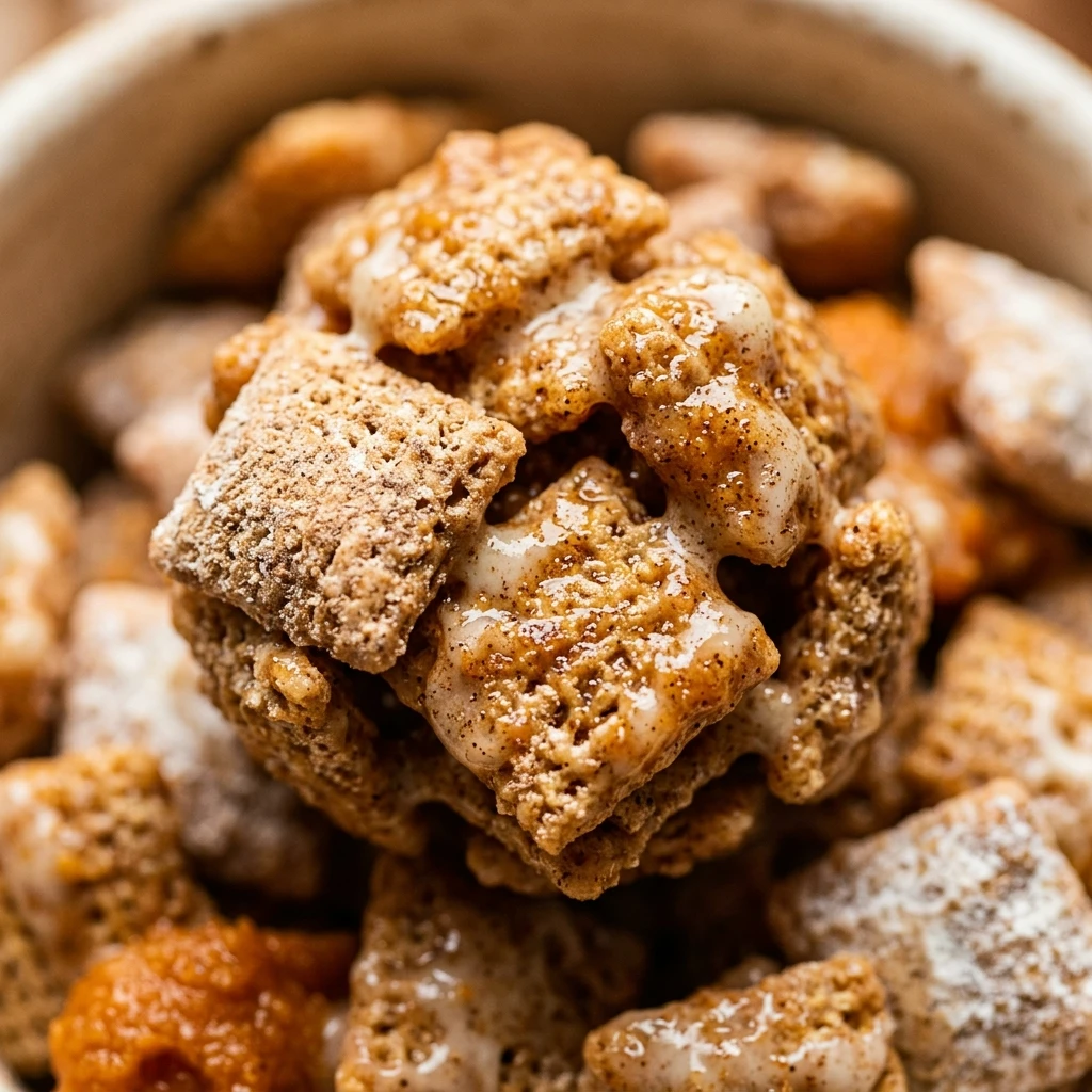 Pumpkin Spice Muddy Buddies