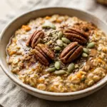 Pumpkin Spice Overnight Oats High Protein Breakfast