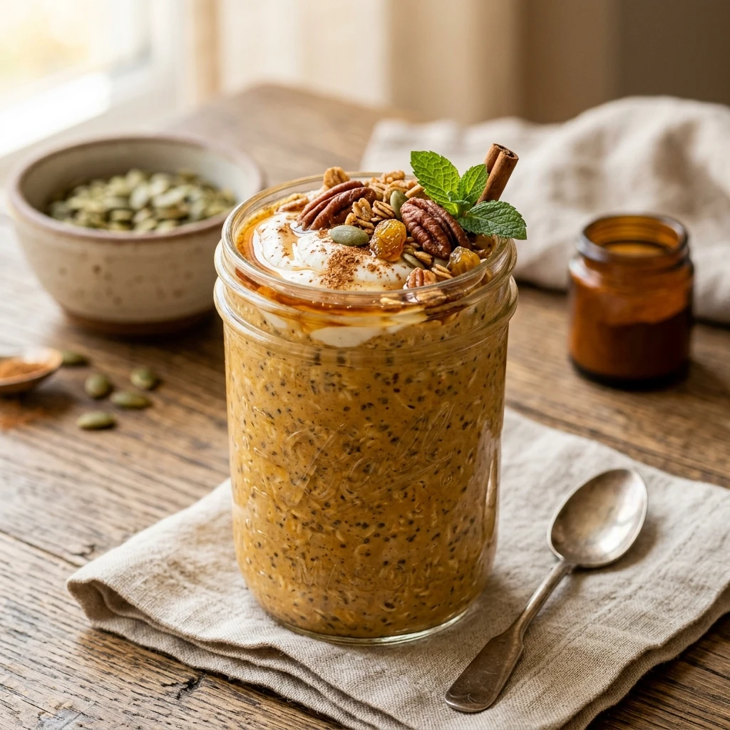 Pumpkin Spice Overnight Oats