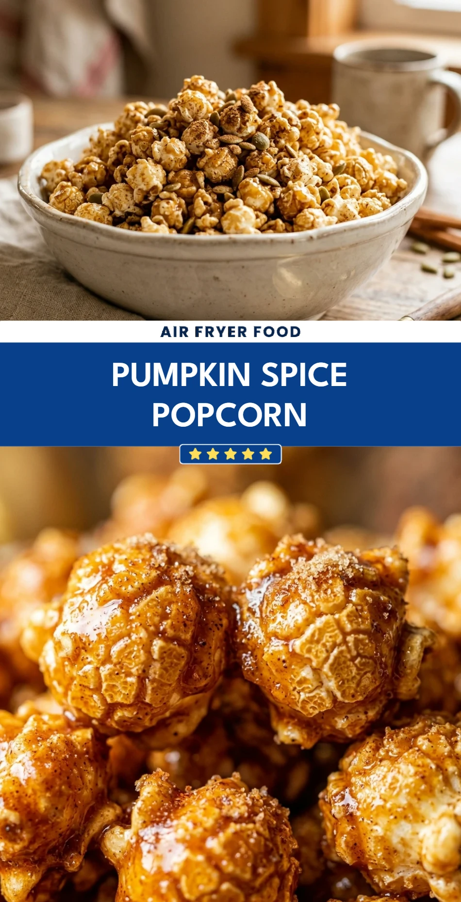 Pumpkin Spice Popcorn