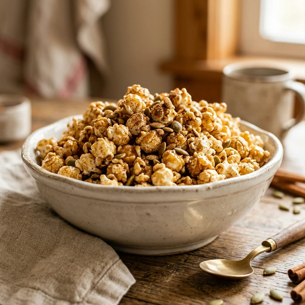 Pumpkin Spice Popcorn