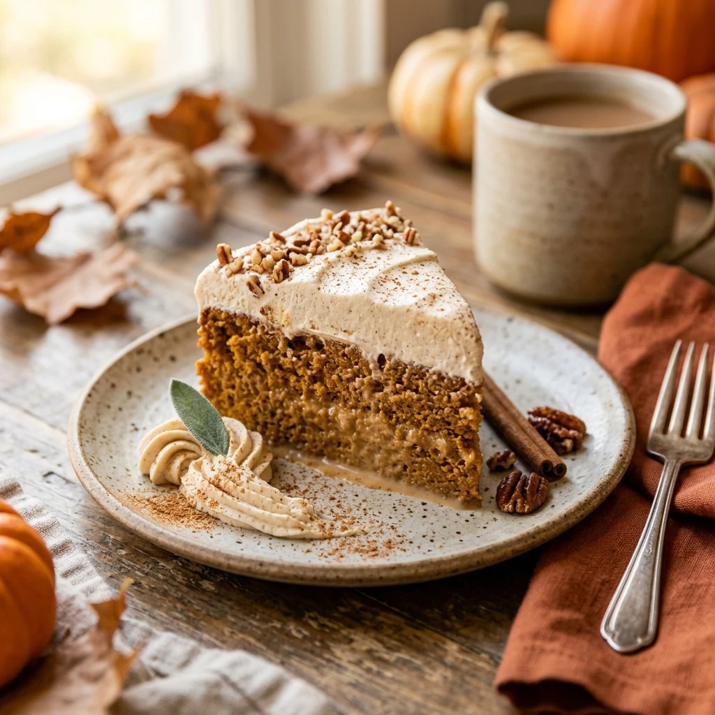 Pumpkin Spice Tres Leches Cake Fall Dessert
