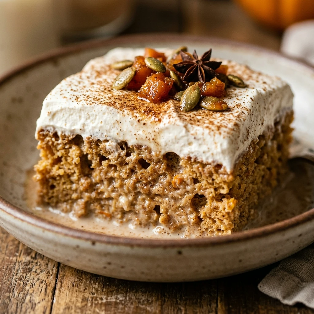Pumpkin Spice Tres Leches Cake Recipe