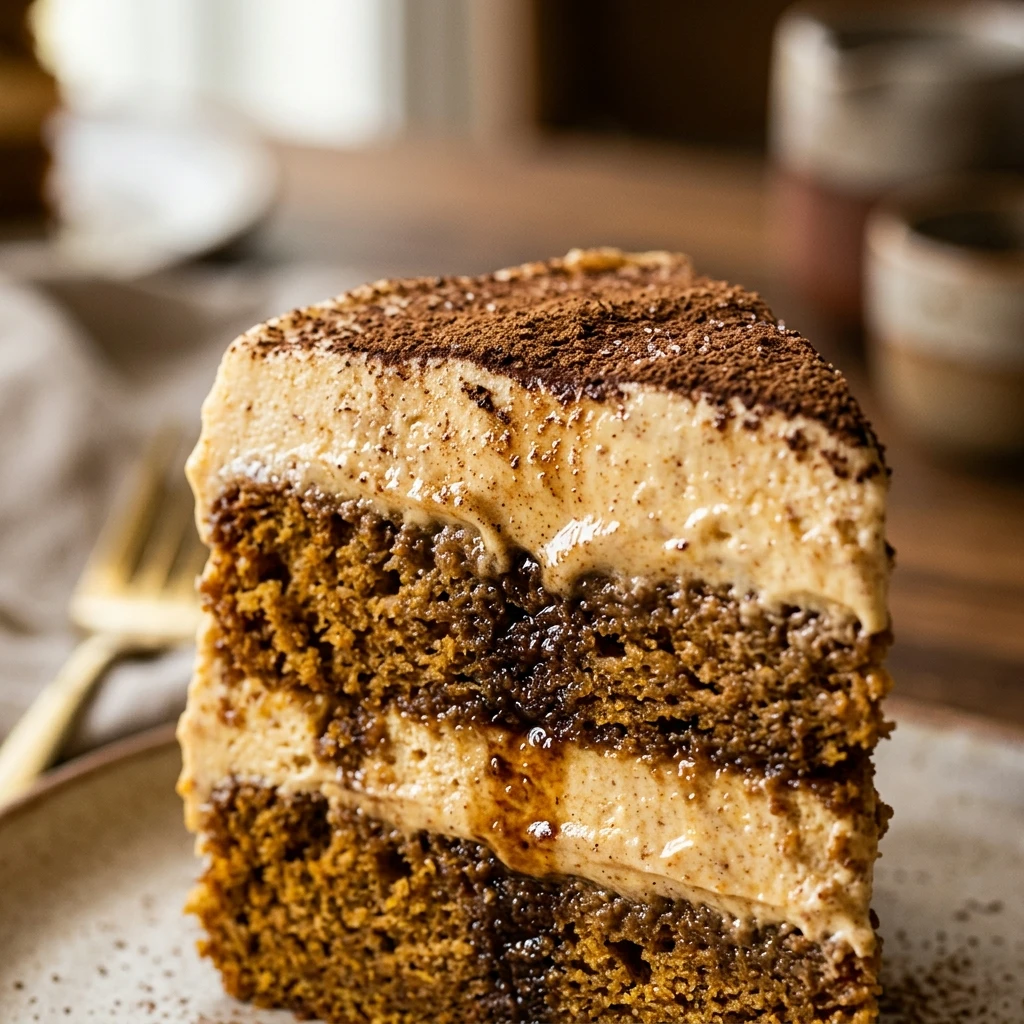 Pumpkin Tiramisu Layer Cake Fall Recipe