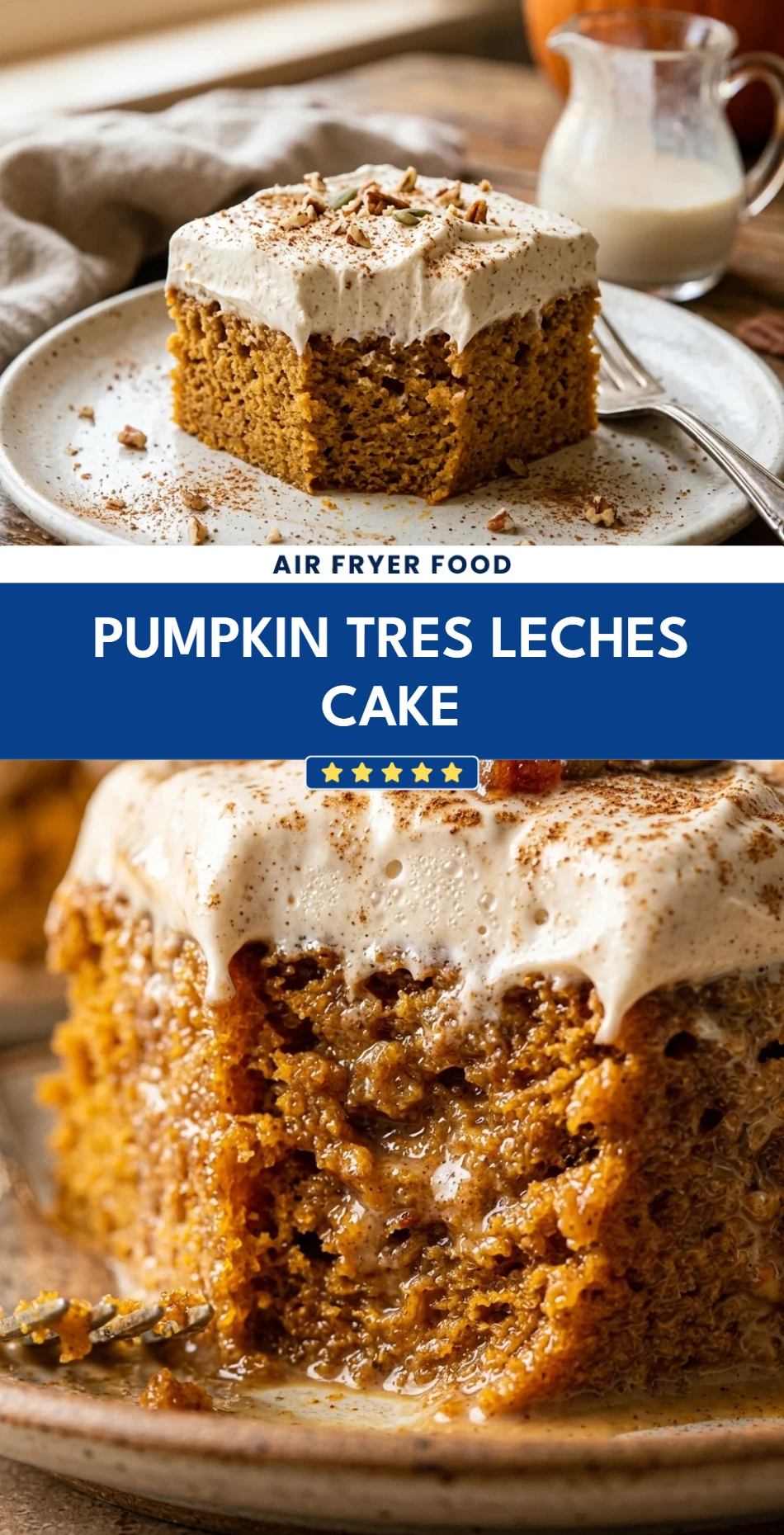 Pumpkin Tres Leches Cake