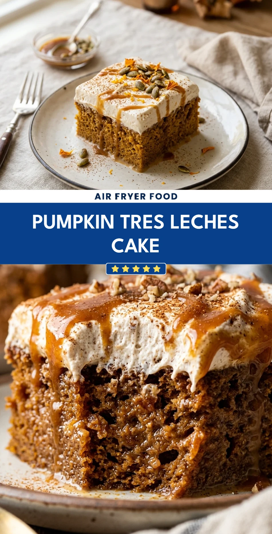 Pumpkin Tres Leches Cake