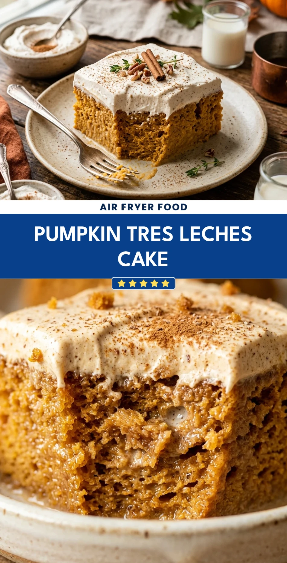 Pumpkin Tres Leches Cake