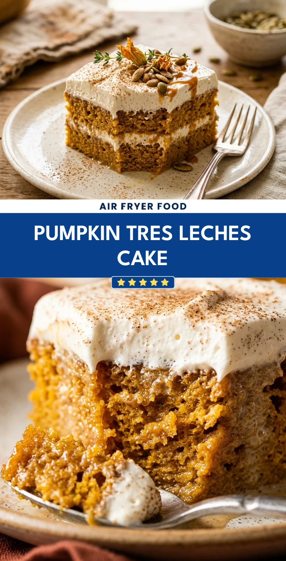 Pumpkin Tres Leches Cake