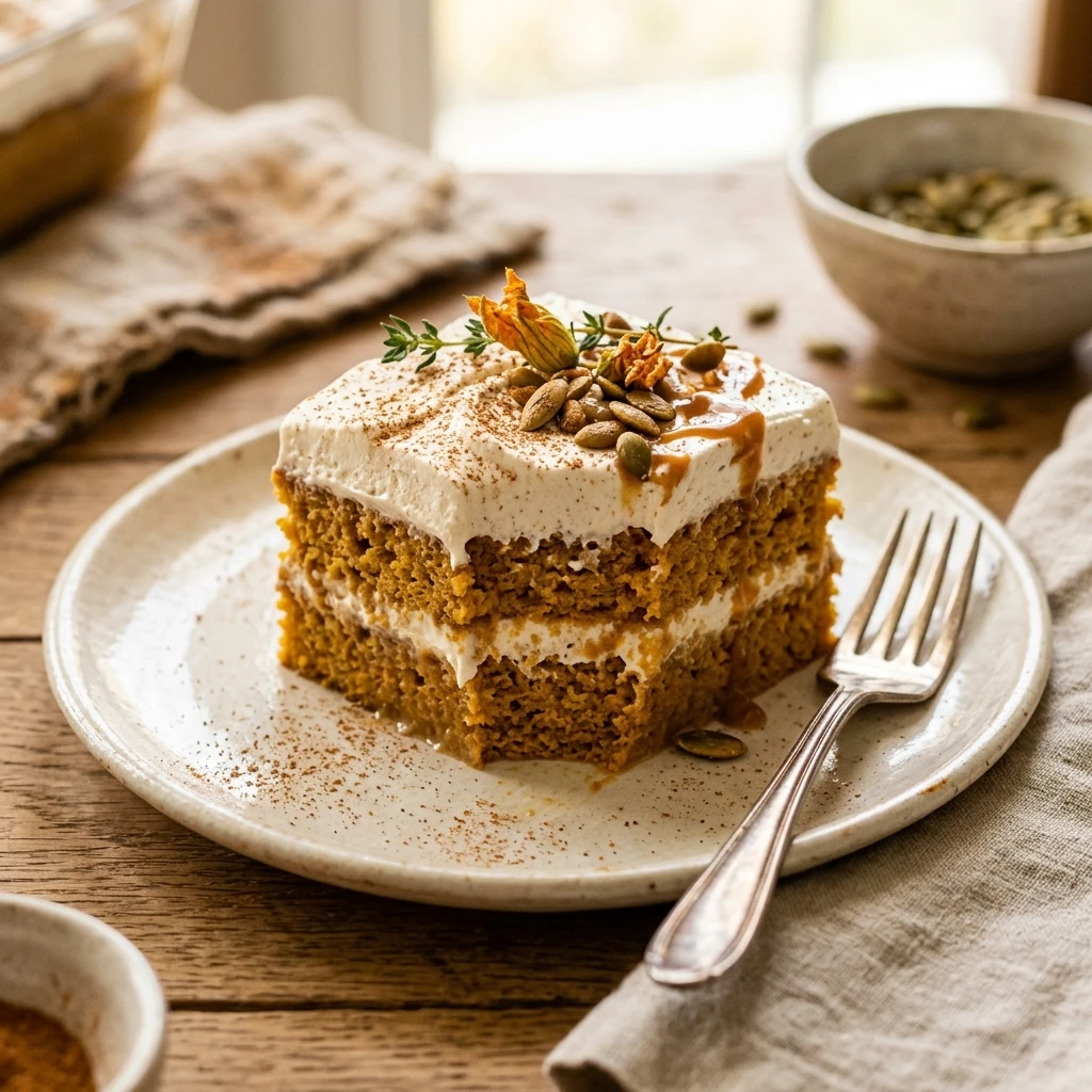 Pumpkin Tres Leches Cake