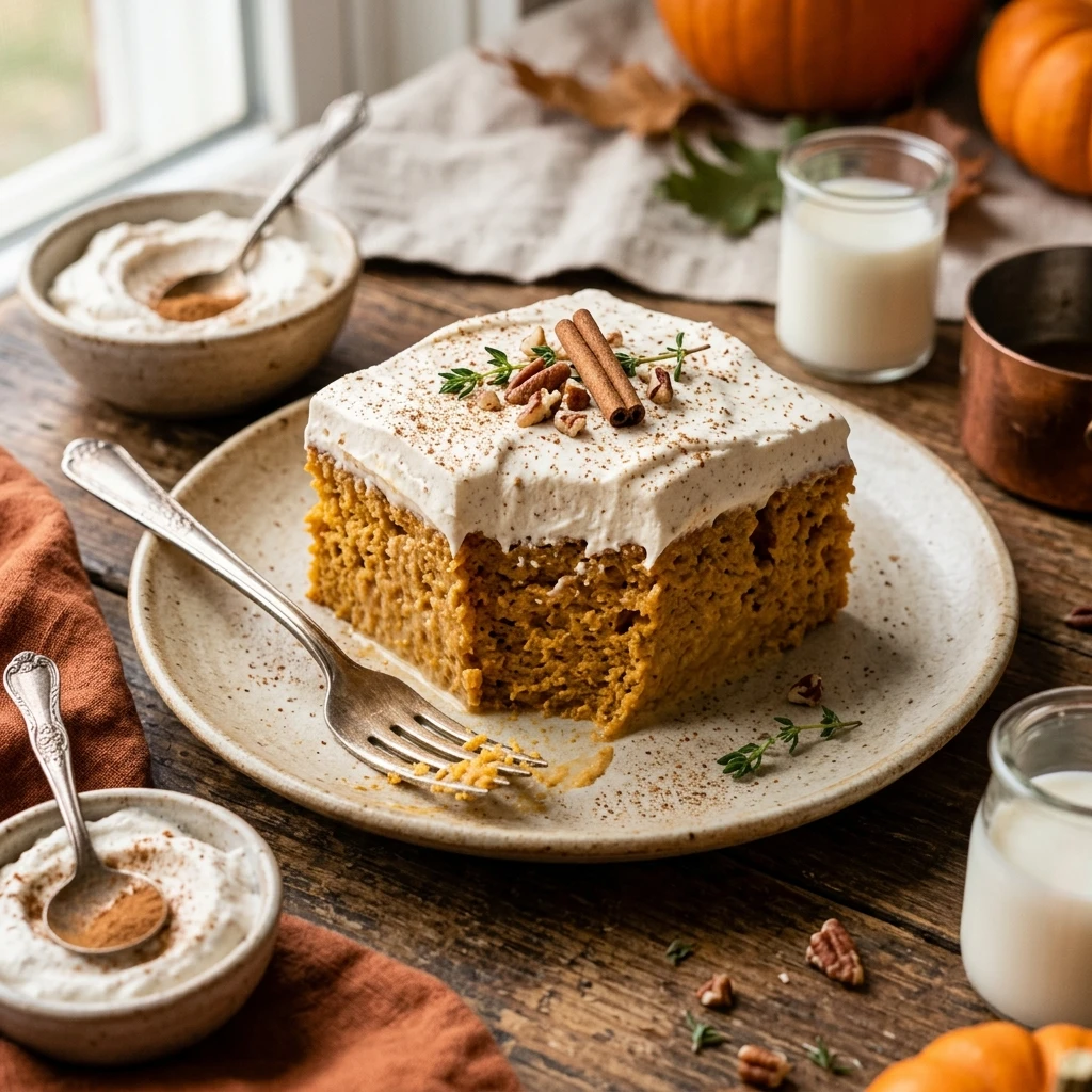 Pumpkin Tres Leches Cake