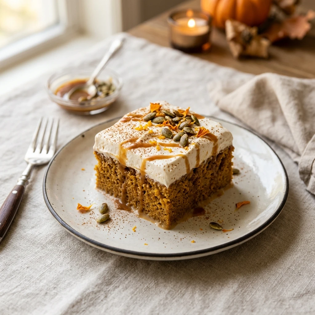 Pumpkin Tres Leches Cake