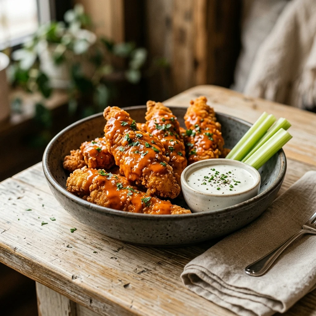 Quick Air Fryer Buffalo Chicken Tenders