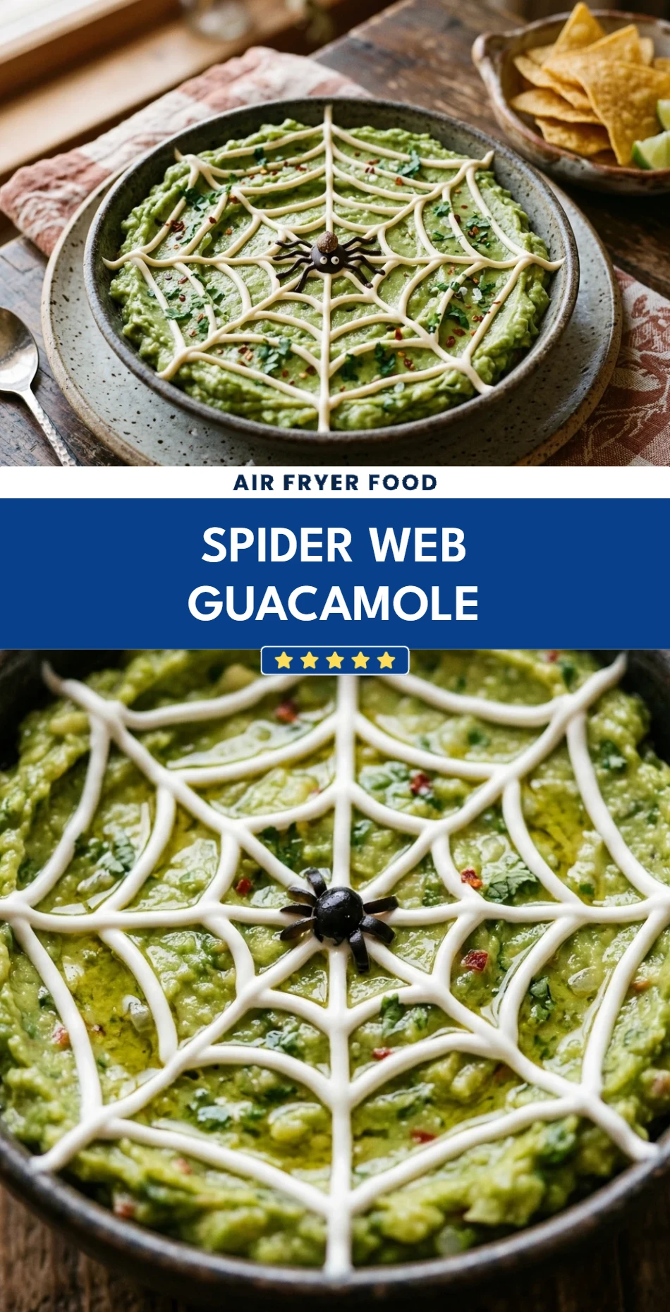 Spider Web Guacamole