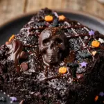 Spooky Black Velvet Brownies Halloween Dessert