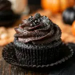 Spooky Black Velvet Cupcakes Halloween Recipe