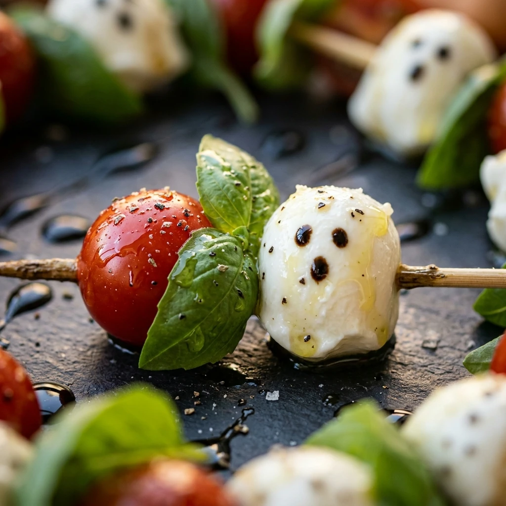 Spooky Caprese Wreath